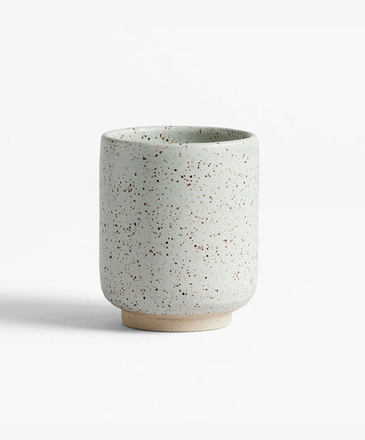 Greens Cylindrical Shape Plant Pot