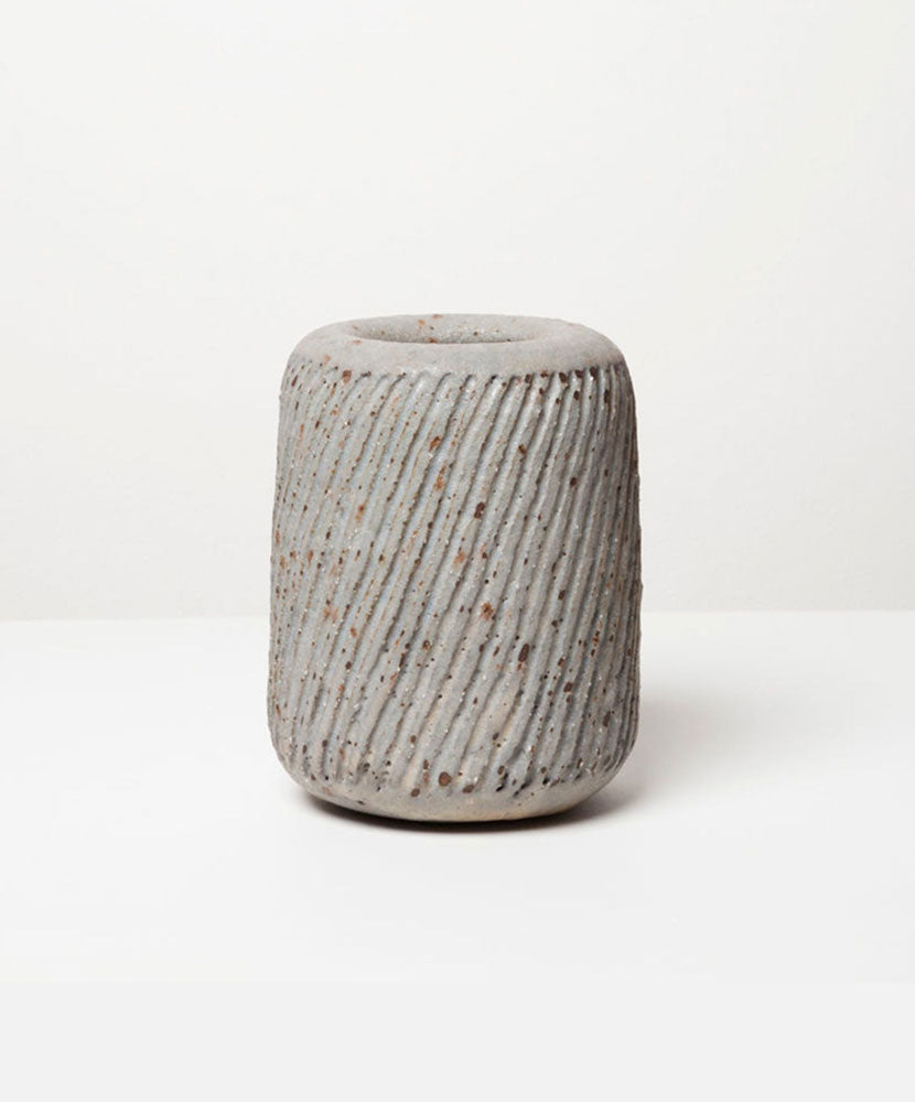 Greens Cylindrical Shape Plant Pot